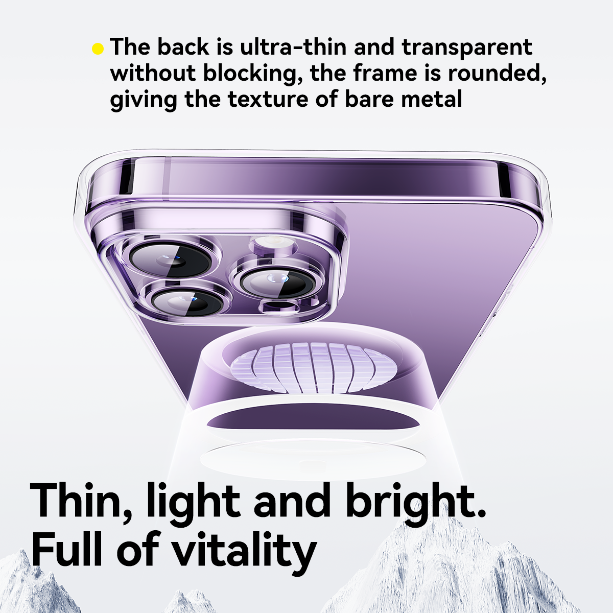 iPhone 15 Pro/15 Pro Max Magnetic Phone Case Baseus Lucent Series