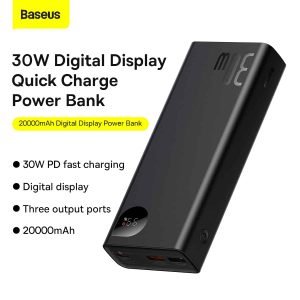 Baseus Adaman 30W Metal Digital Display Fast charge Power Bank 20000mAh Pakistan