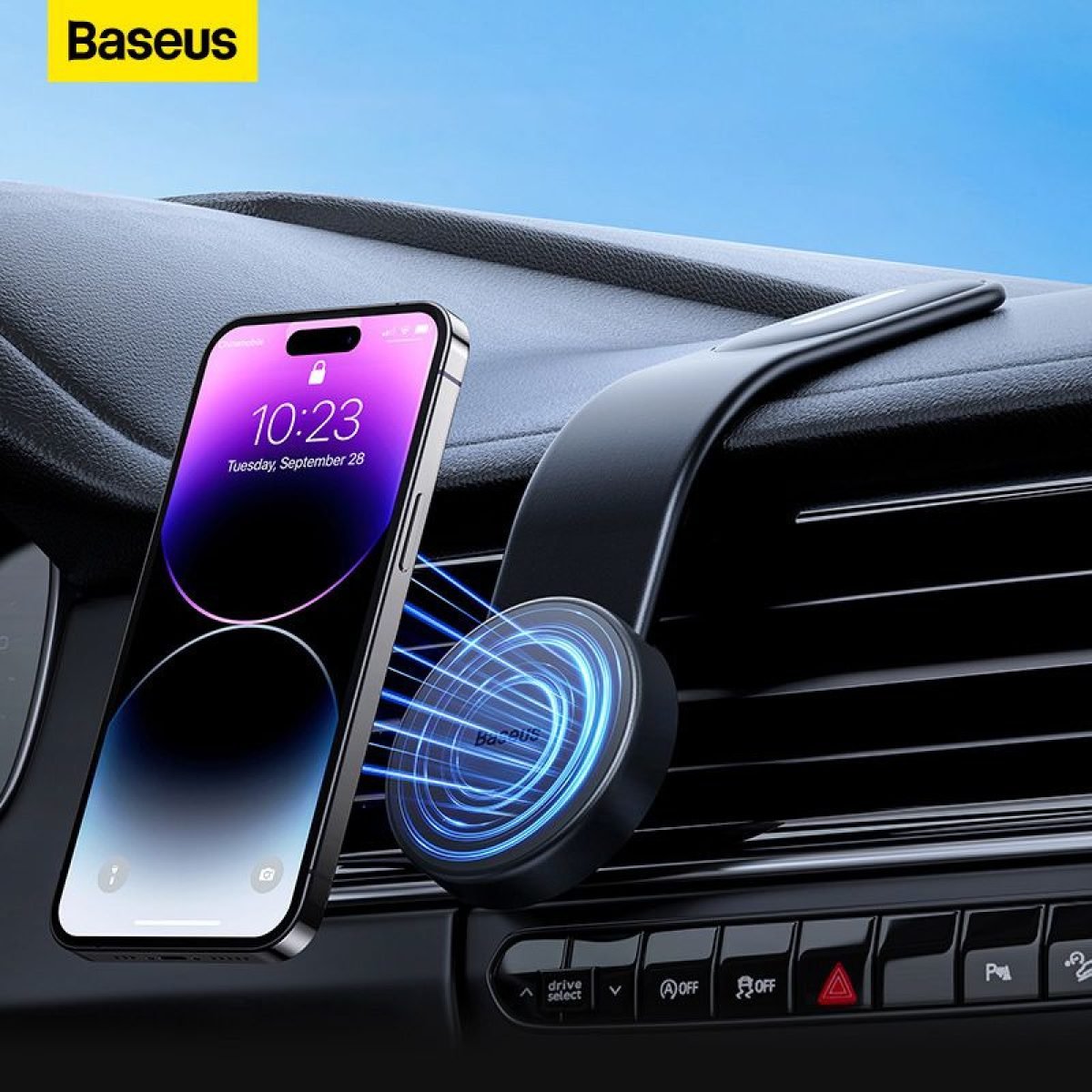 Baseus C02 Magnetic Phone Holder Car Mount Baseus Official Store