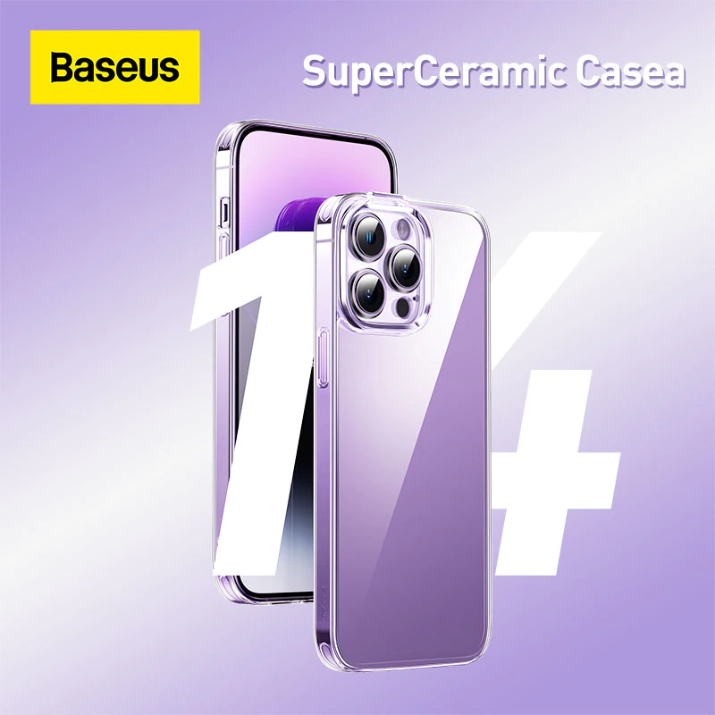 Baseus Super Ceramic Series Glass Case For iPhone 14 Pro Max