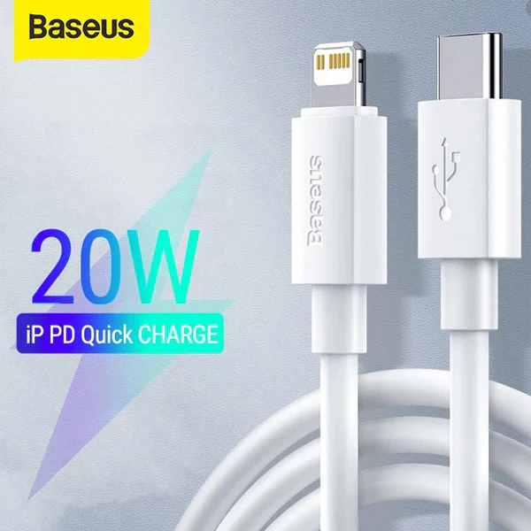 Baseus Cavo Type-C A Lightning Superior Series – Ricarica Veloce PD, Resistente E Flessibile - 3