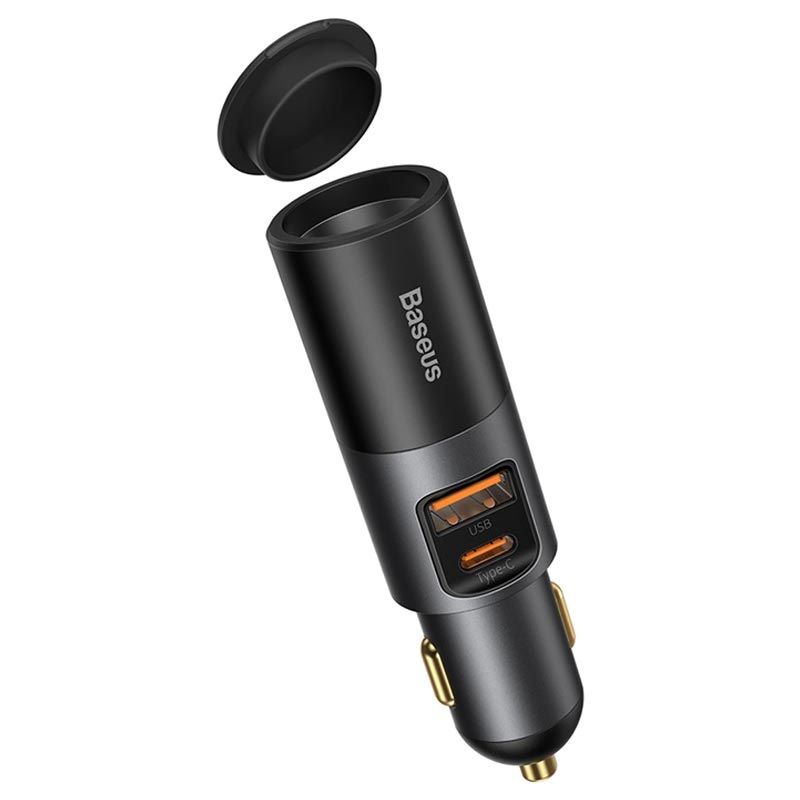 Chargeur Allume-cigare Baseus Share Together 120W - 3 Ports USB + 1 USB-C - Neuf