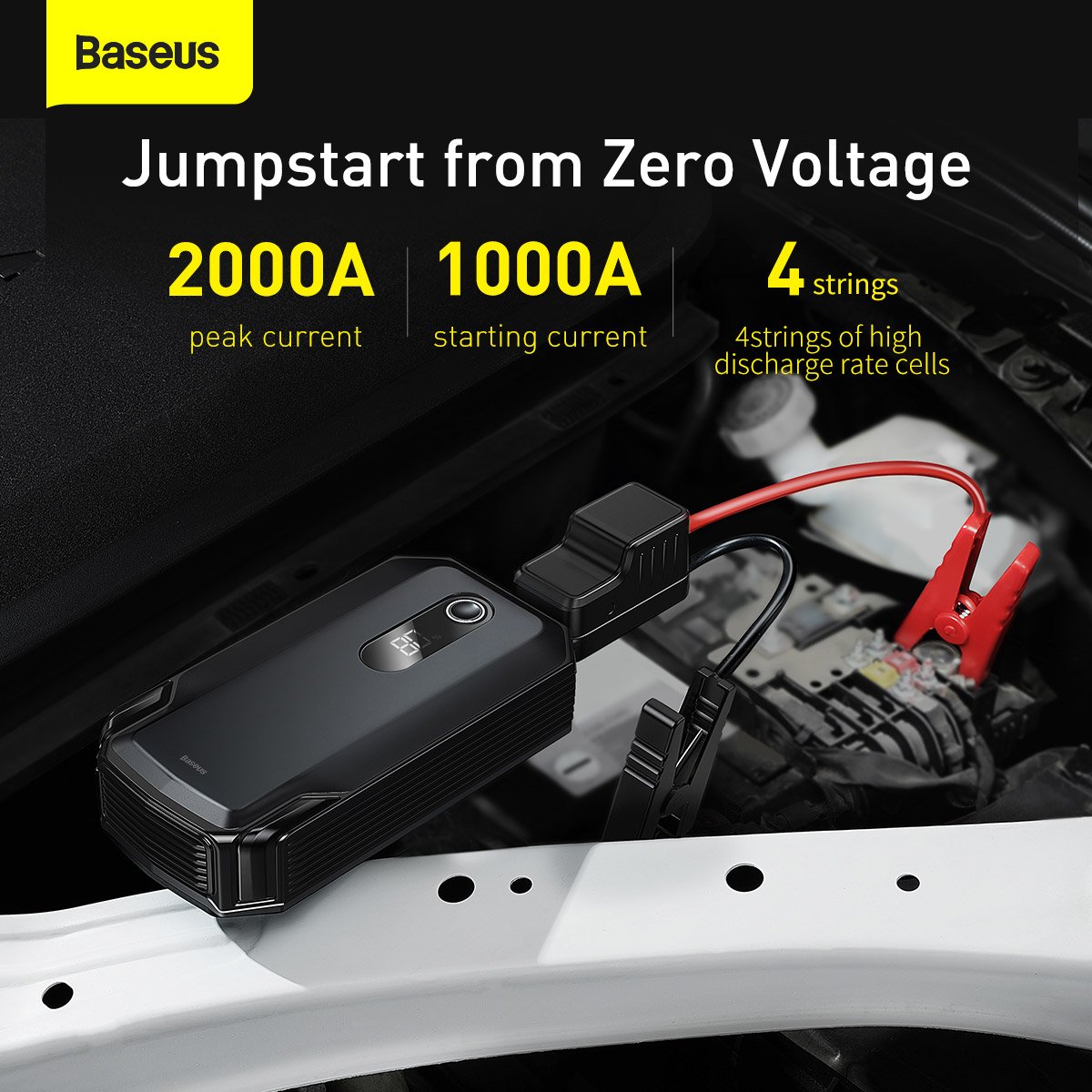 Baseus Super Energy Max Car Jump Starter 20000mAh With Peak Current ...
