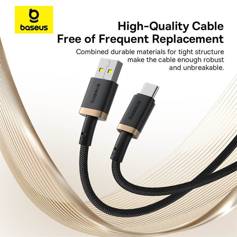 Baseus Dura Charging Cable USB-A to USB-C 60W - Baseus Official Store