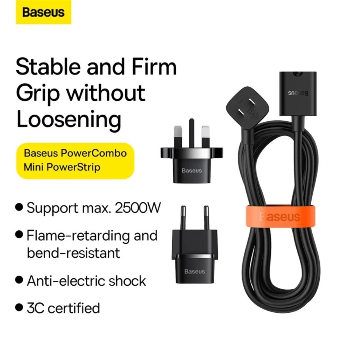 Baseus PowerCombo Mini PowerStrip 1AC - Baseus Official Store